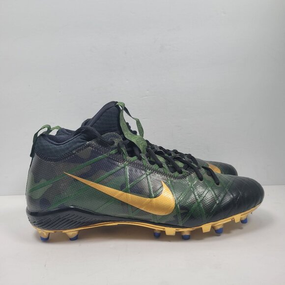 Nike Other - Nike Field General 3 Elite TD Men's Green Gold Football Cleats Us Size 12